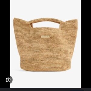 Monday Swimwear Paloma Woven Tan Tote Bag